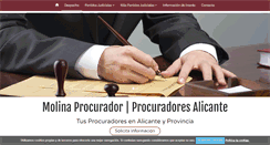 Desktop Screenshot of molinaprocurador.com